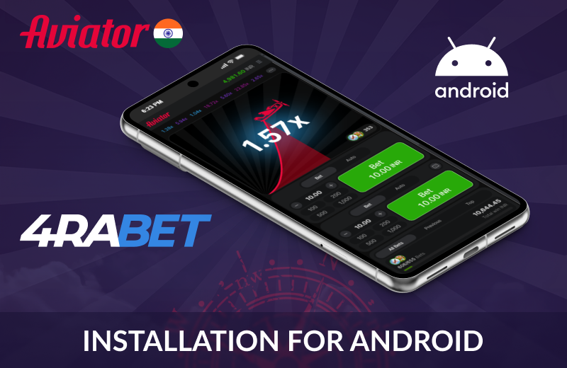 Install the 4rabet Aviator India app on your Android device