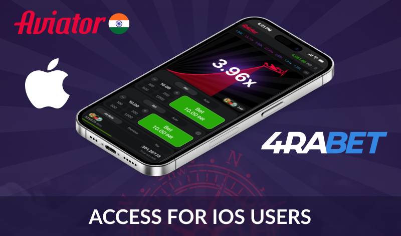 Download the 4rabet Aviator IN app to your iOS device
